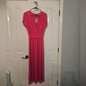 NWT Olivia Rae Pink Maxi Dress